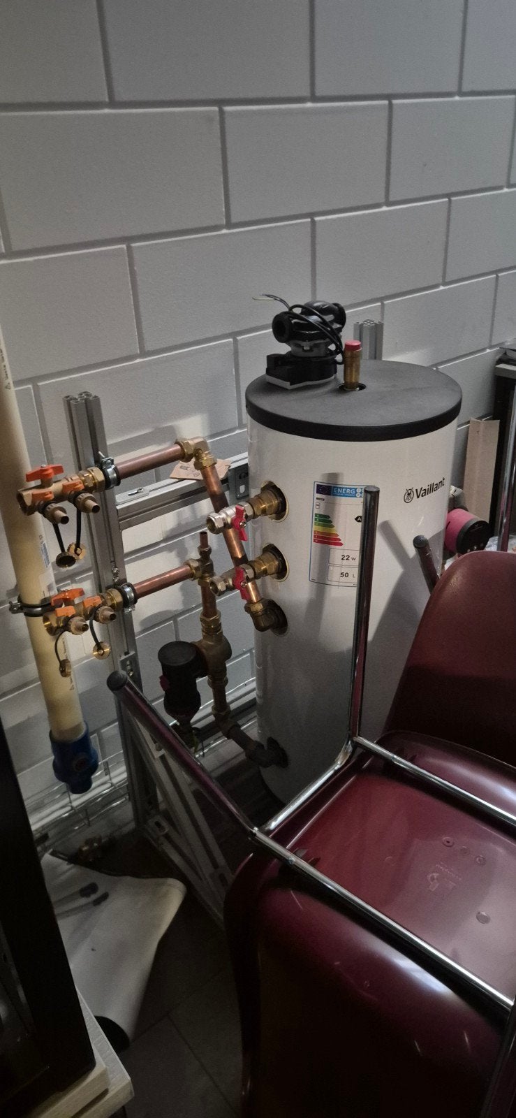 Vaillant buffervat 50L - complete prefab aansluitseti