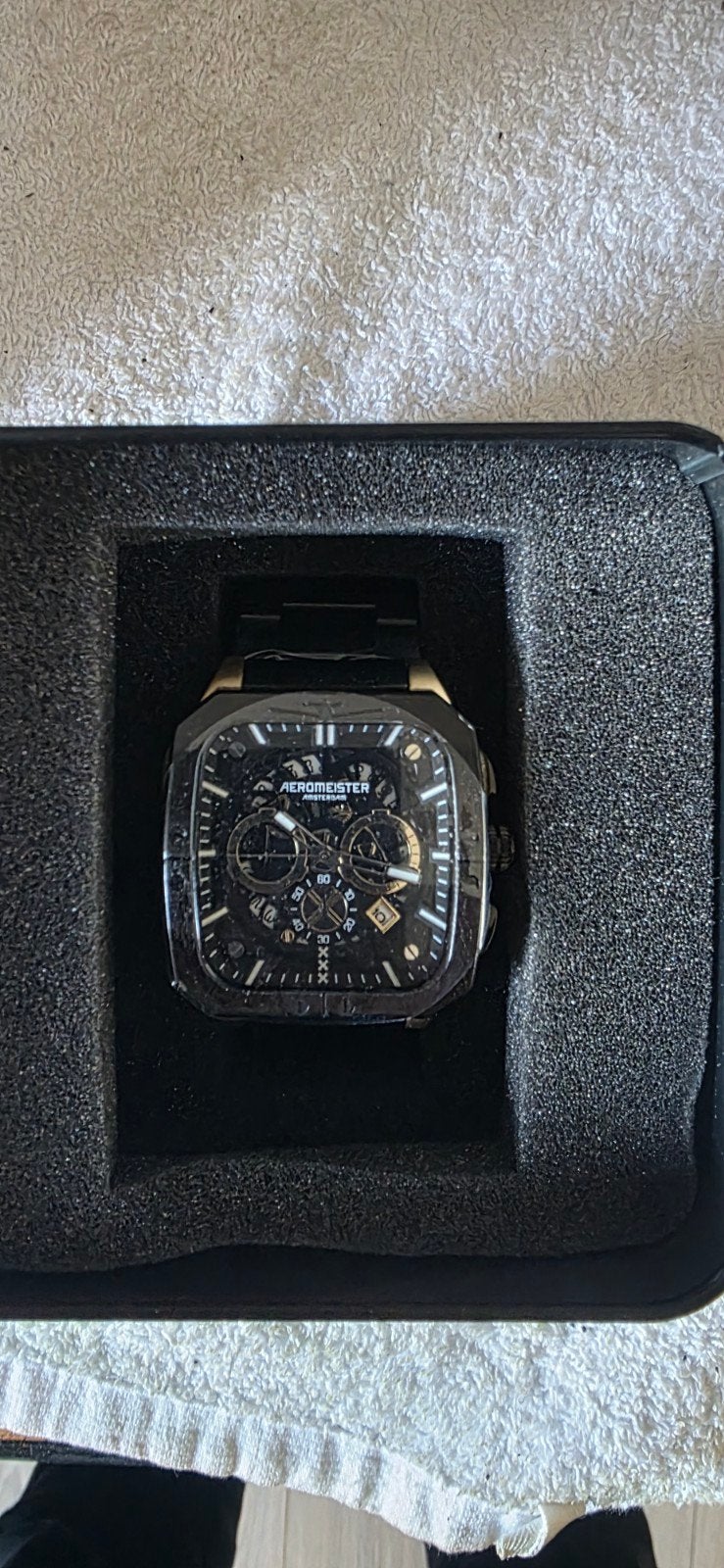 Aeromeister Amsterdam Heren Horloge - Nieuw in Doos, Overige merken, Staal, Staal, Polshorloge