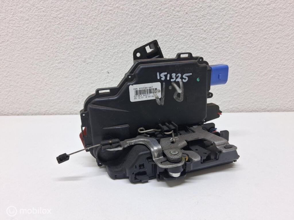 Deurslot mechaniek Ra Skoda Fabia 5J ('07-'15) 6Y0839016A, Gebruikt, Ophalen of Verzenden, Skoda, Skoda