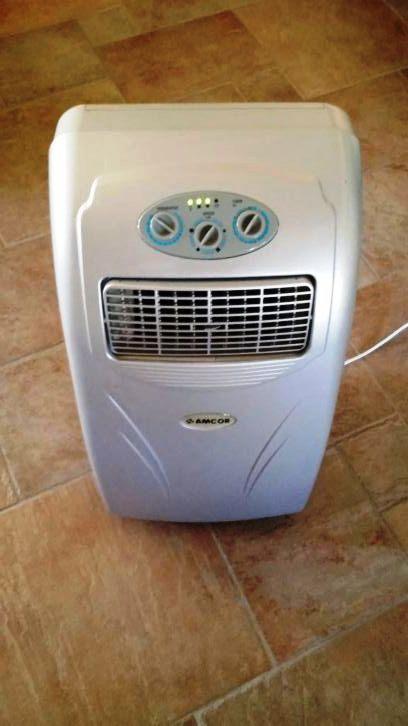 Mobiele Airco Amcor 12.000 BTU, Ophalen, 3 snelheden of meer, Zo goed als nieuw, Koelen en Ontvochtigen