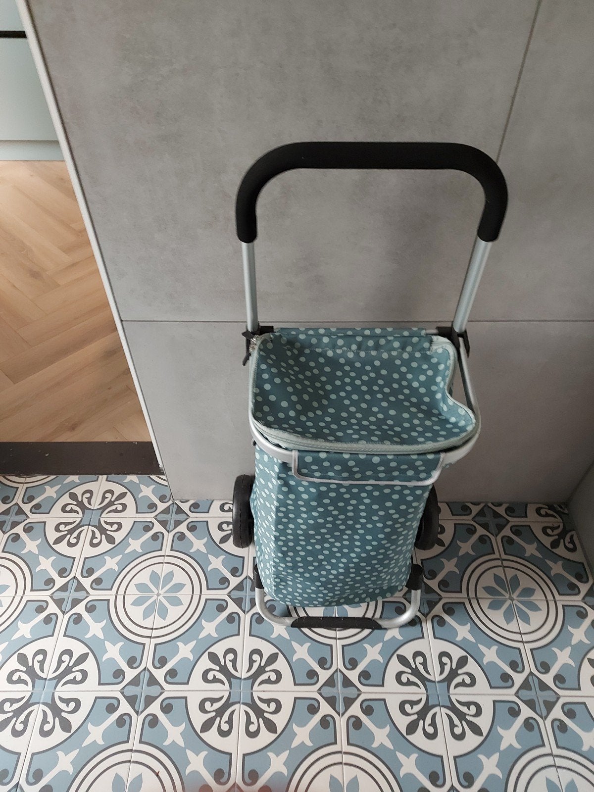 Boodschappen trolley geoen, Ophalen, 30 cm of meer, Zo goed als nieuw, 60 tot 80 cm
