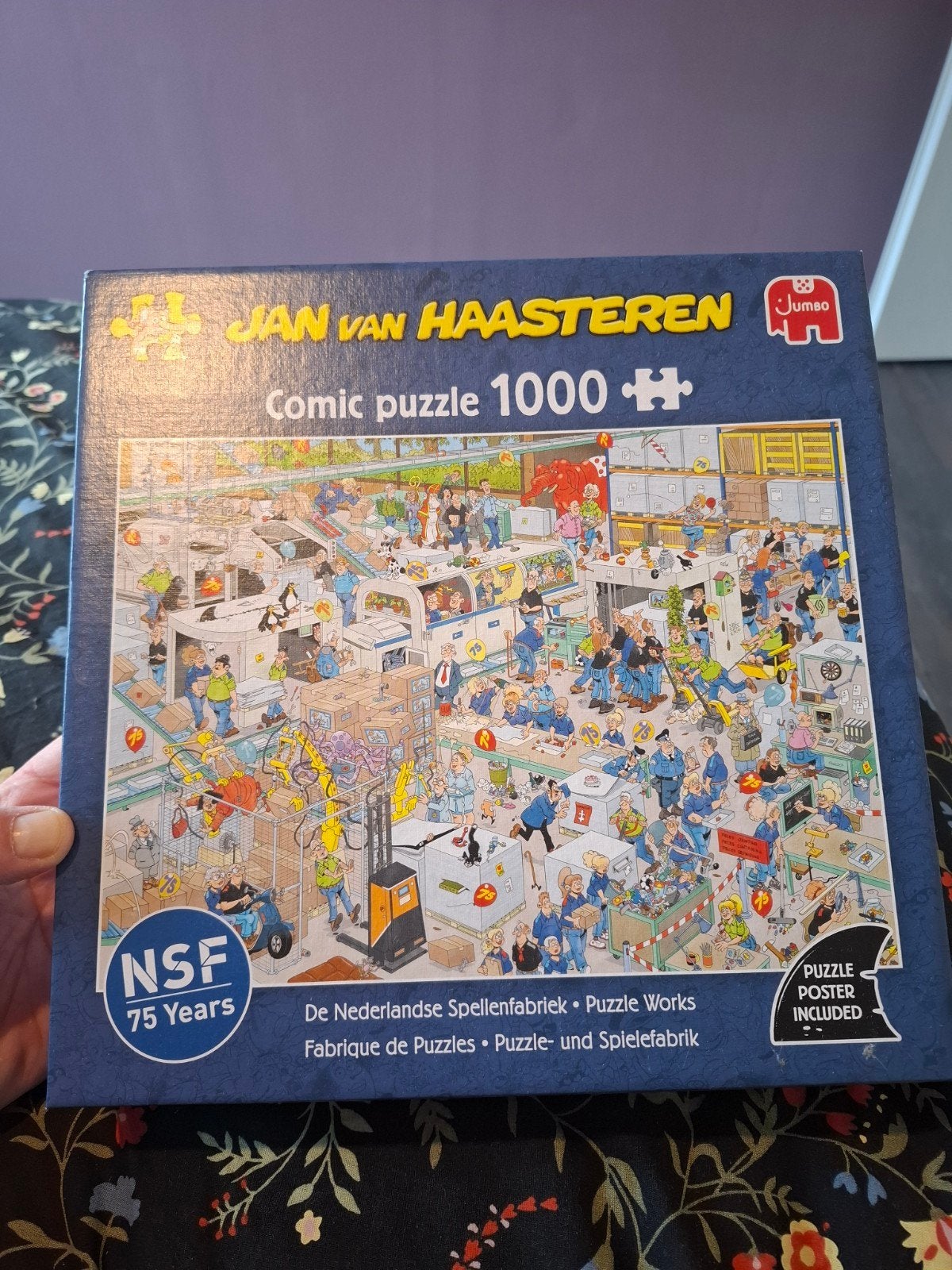 Jan van Haasteren Comic Puzzel 1000 stukjes, Hobby en Vrije tijd, Ophalen of Verzenden, 500 t/m 1500 stukjes, Zo goed als nieuw