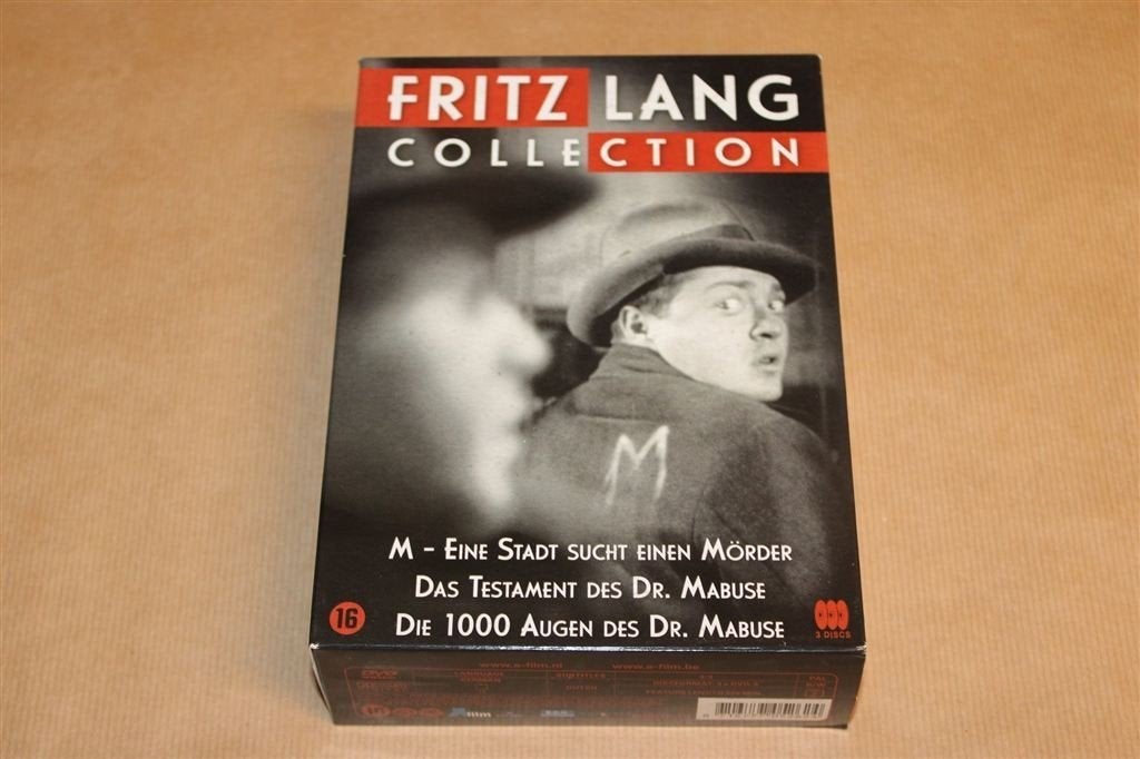 Fritz Lang Collection — Mabuse Trilogie & M Klassiekers DVD, Ophalen of Verzenden, Gelezen