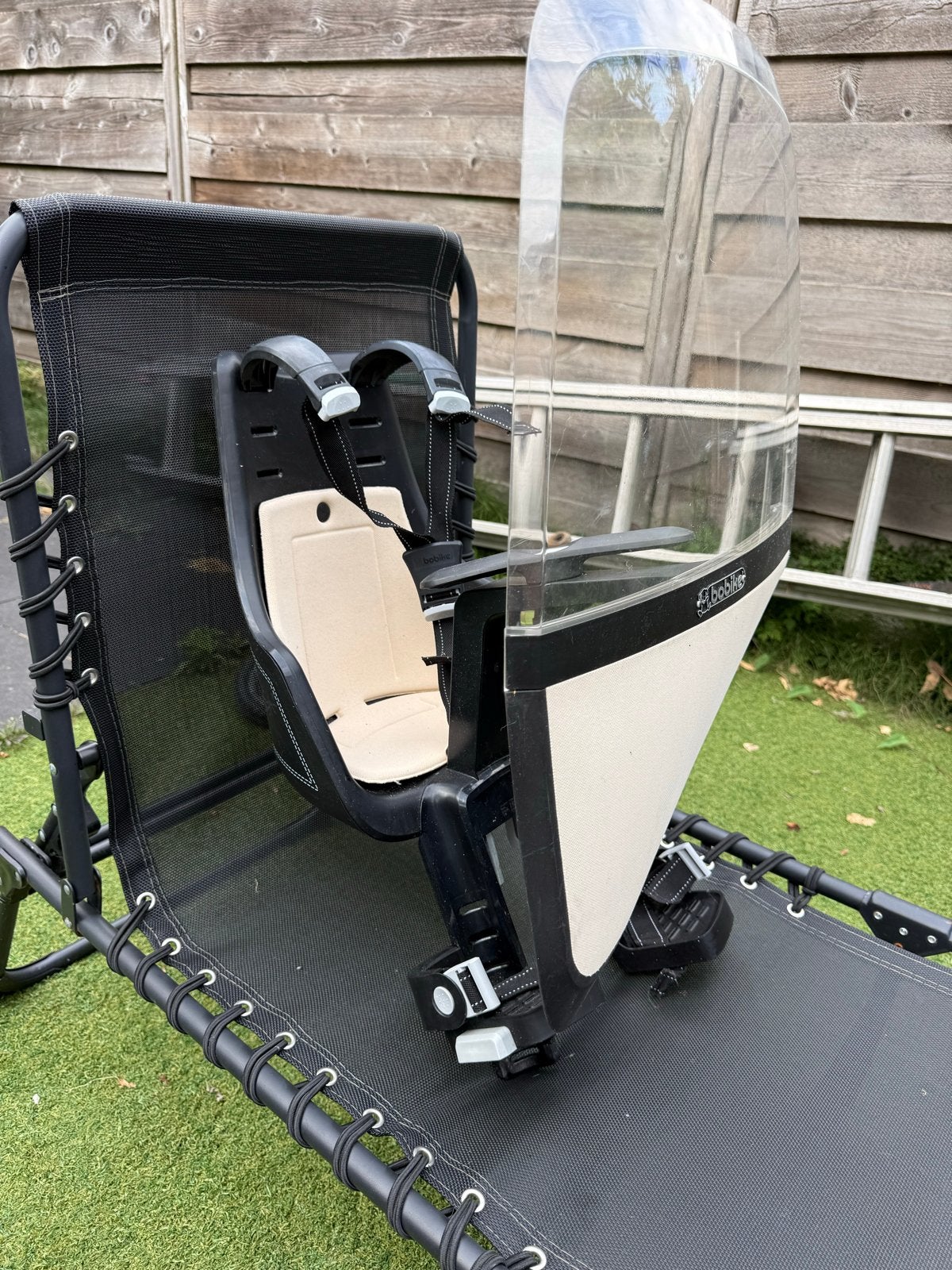 Bobike fietszitje met windscherm, Ophalen, Voorzitje, 0 t/m 13 kg, Gebruikt