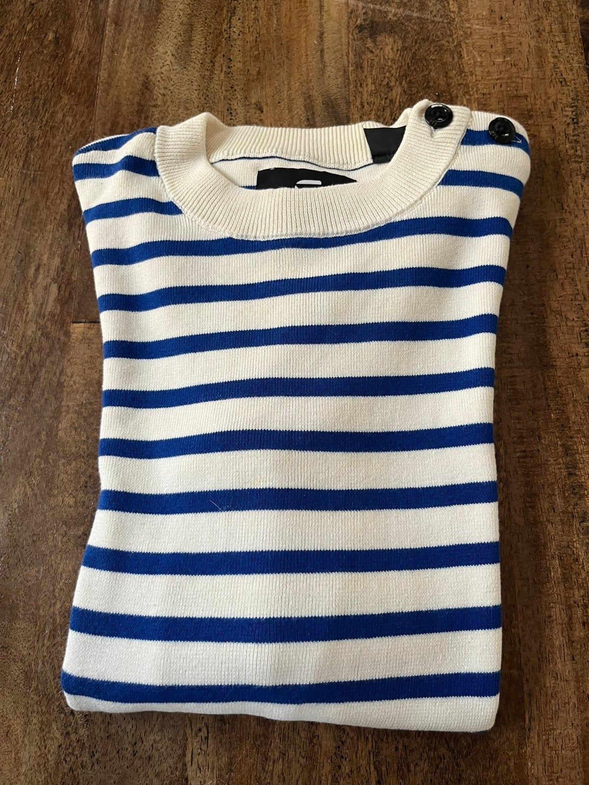 G-star raw sweater trui als nieuw maat M creme/wit blauw, Ophalen of Verzenden, Zo goed als nieuw, Wit