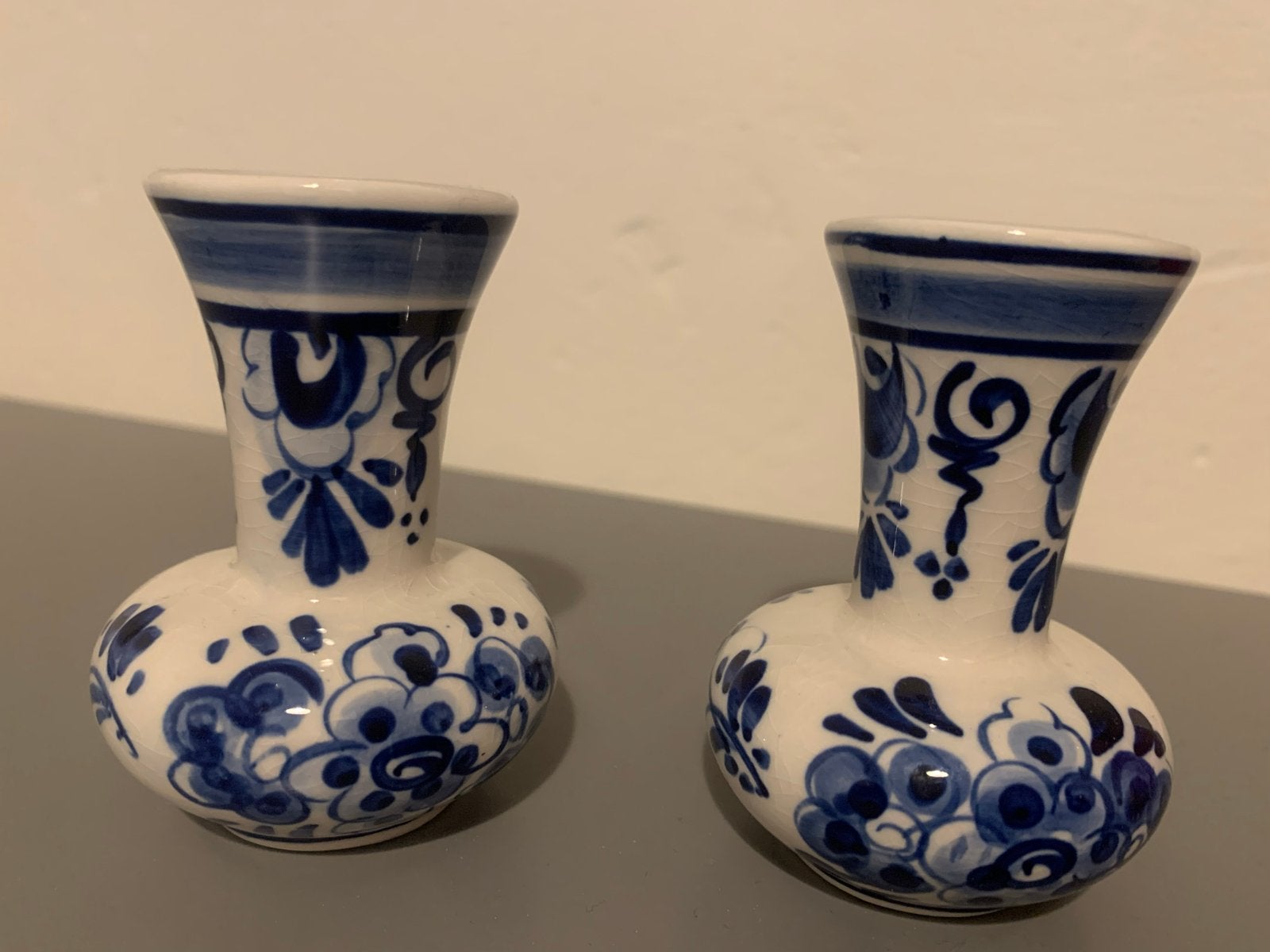 Delfts Blauw stijl tranenvaas minivaas - Elesva Holland 505, Ophalen of Verzenden
