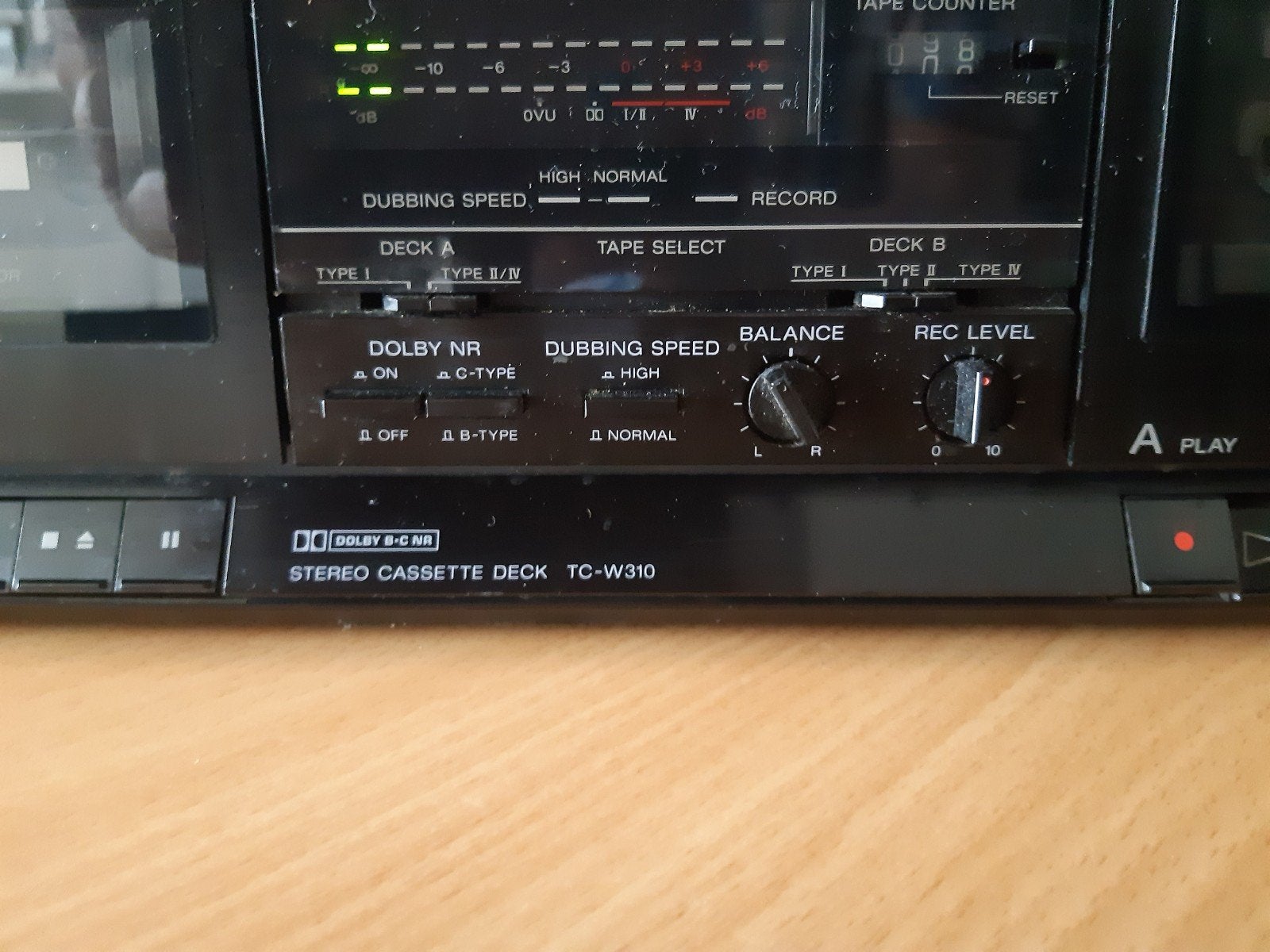 Sony TC-W310 Stereo Cassettedeck - Dubbel en Made in Japan, Ophalen of Verzenden, Dubbel, Sony, High speed dubbing