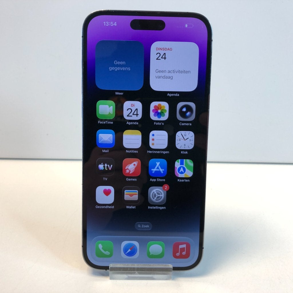 Apple iPhone 14 Pro Max 128GB Paars | 82% | Nette staat, Apple, Zo goed als nieuw, Support@apple.com, One Apple Park Way
Cupertino, CA 95014
United States