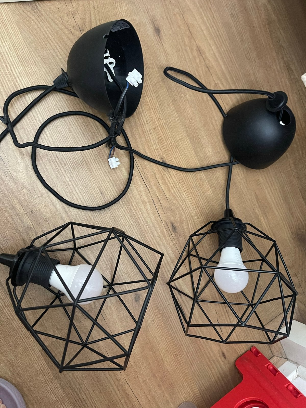 IKEA Hektar hanglampen, set van 2, zwart, Ophalen, Gebruikt, Metaal, E27 (groot)