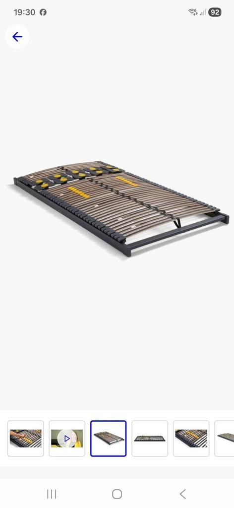 Beter bed Bossflex 600 deluxe lattenbodem 90 x 200 cm., Ophalen, Zo goed als nieuw, Eenpersoons, 90 cm