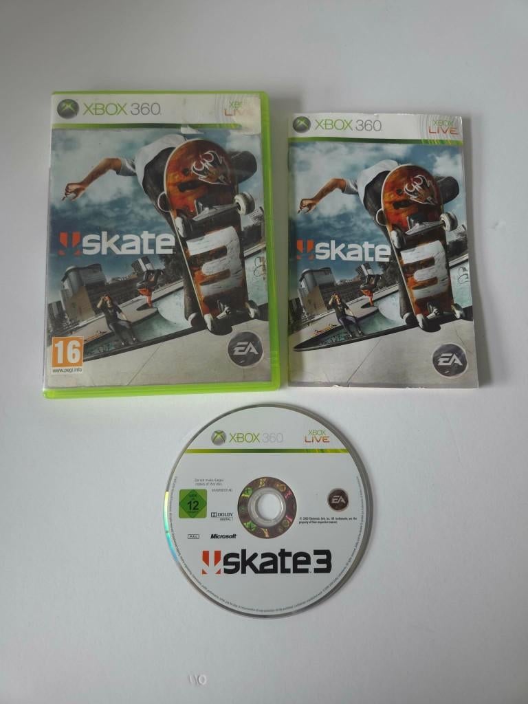 Xbox 360 - Skate 3 - 10270, Spelcomputers en Games, Games | Xbox 360, 1 speler, Ophalen of Verzenden, Zo goed als nieuw, Sport
