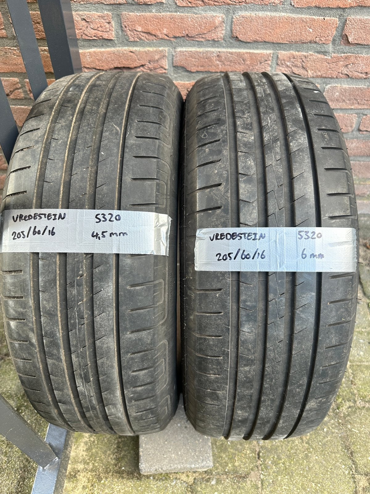 Vredestein Sportrac5 205-60-16 92H DOT 5320 4,5mm, Ophalen, Gebruikt, 16 inch, 205 mm