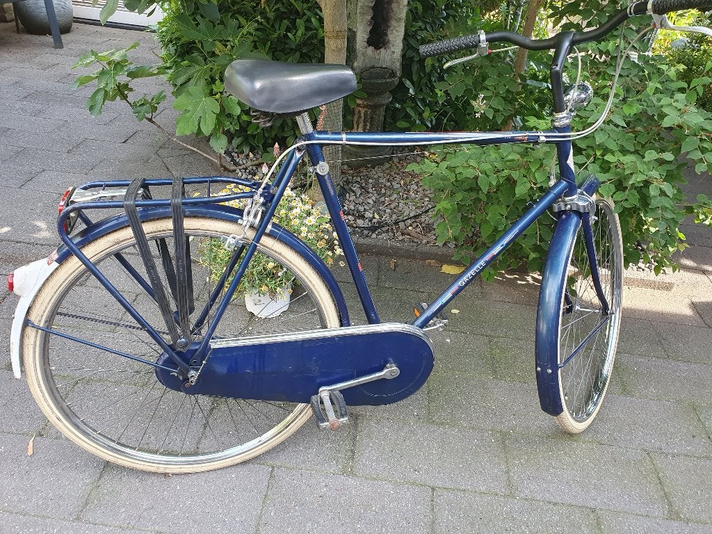 Herenfiets GAZELLE IMPALA uit 1973, Ophalen, Jaren '60 of nieuwer, Velgrem, 55 tot 59 cm