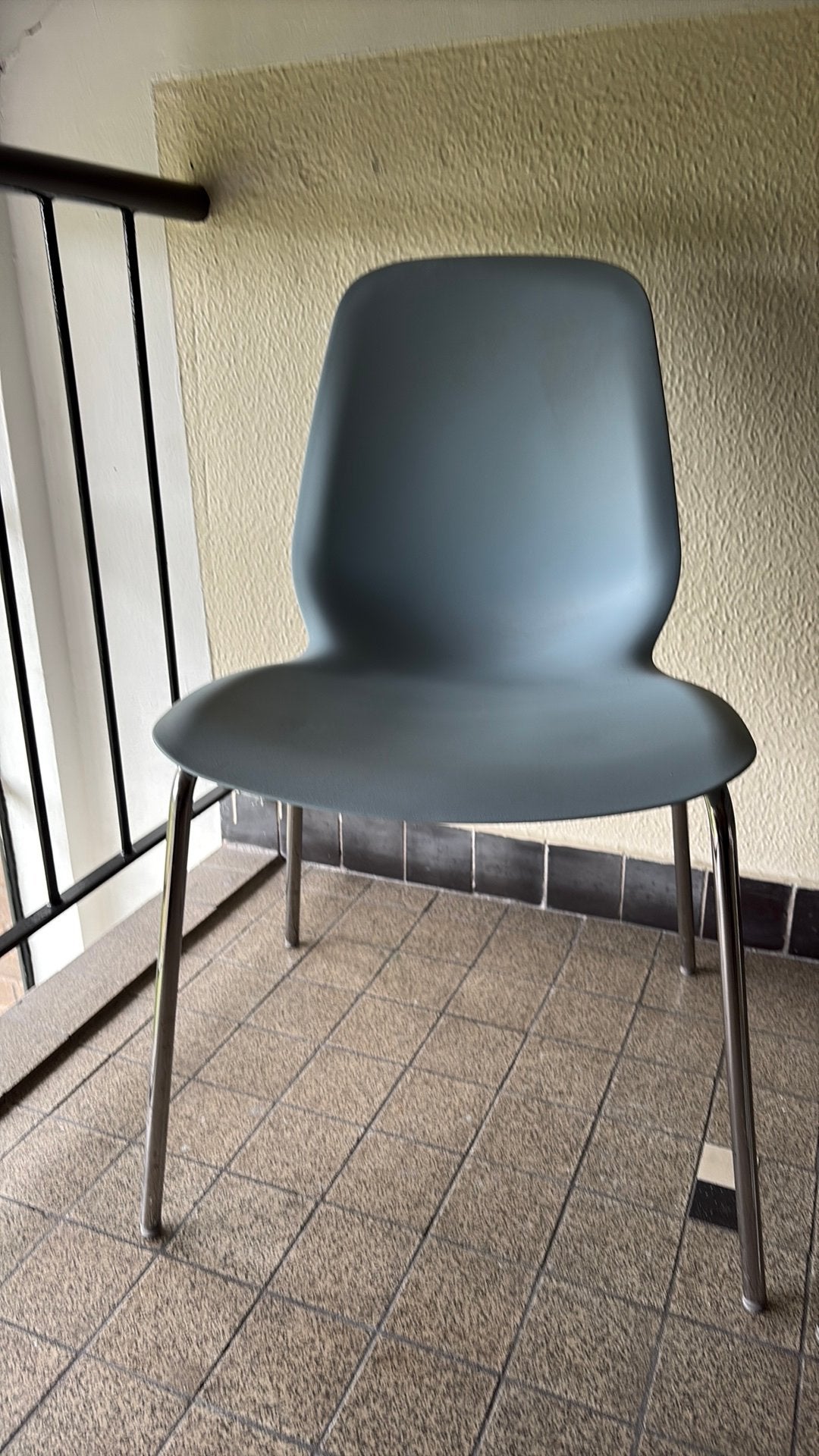 Ikea eetkamerstoelen (4x), Huis en Inrichting, Ophalen, Blauw, Zo goed als nieuw, Vier