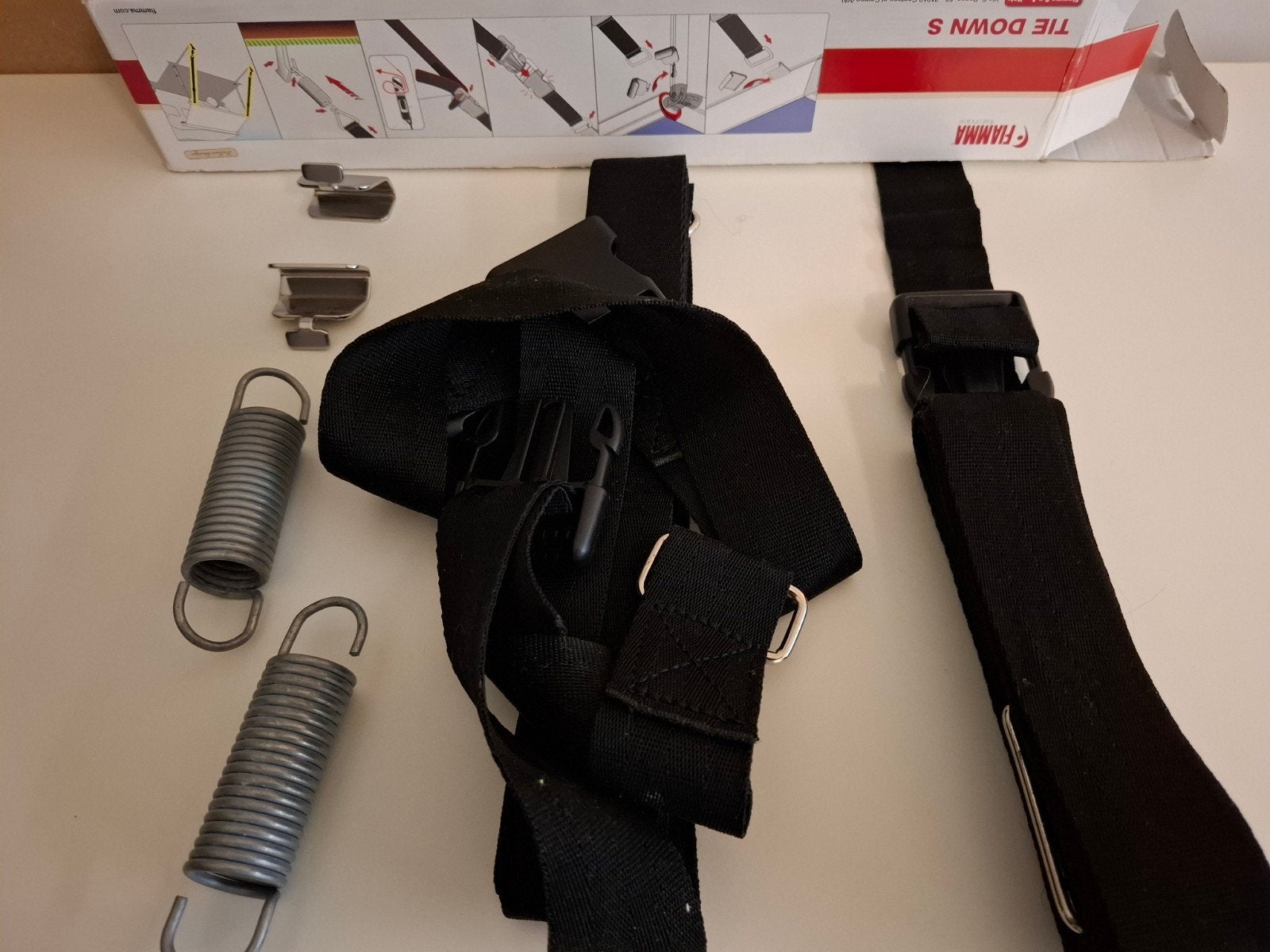 Fiamma Tie Down S Black stormband set, Ophalen, Gebruikt
