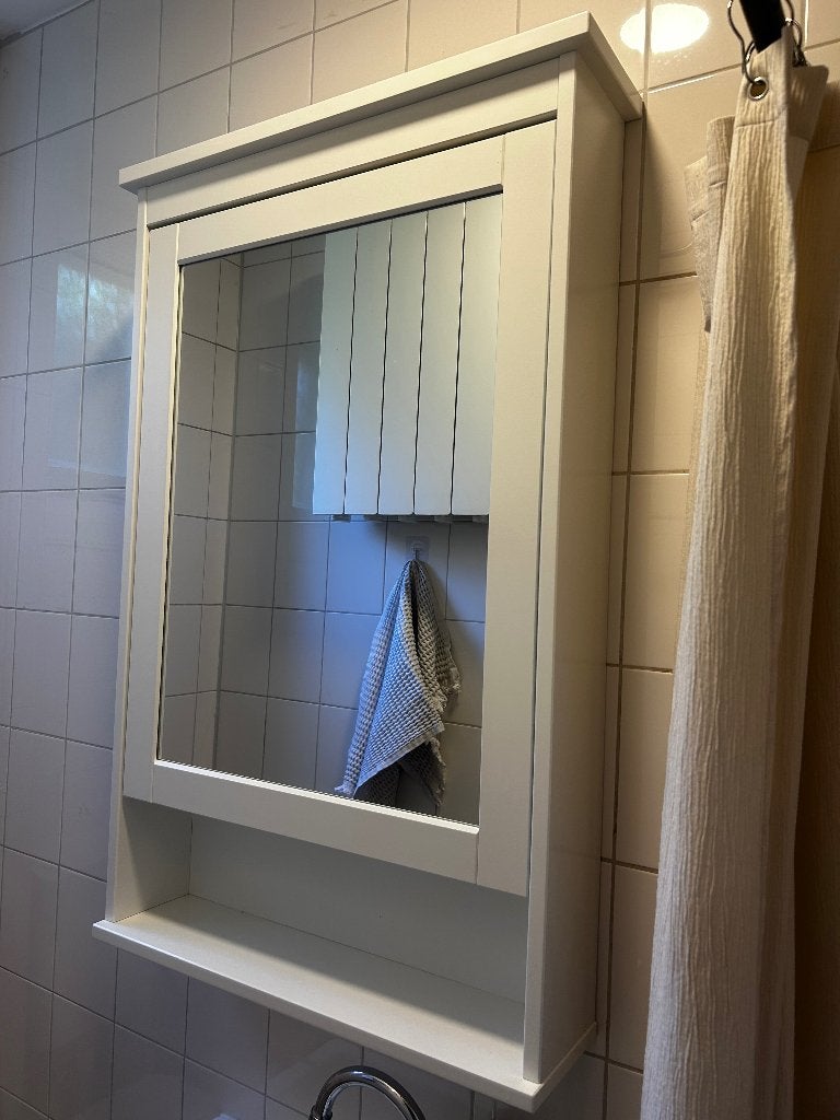 IKEA Hemnes badkamer kast, Ophalen, Spiegelkast, 50 tot 100 cm, Zo goed als nieuw