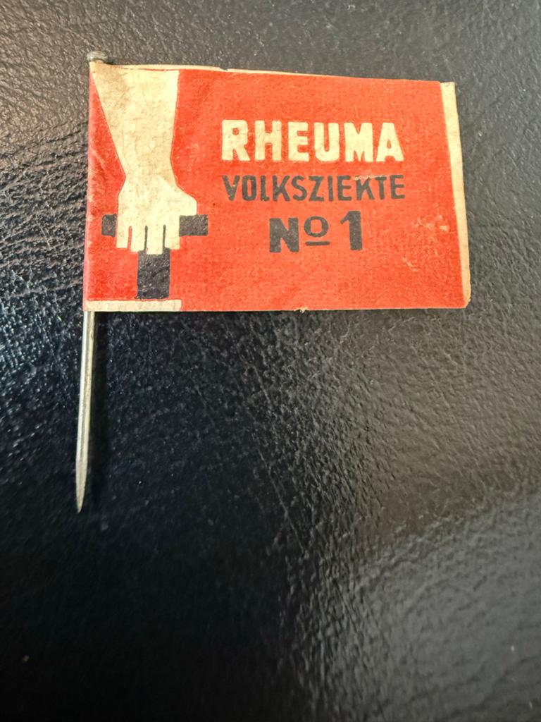 Het Nationaal rheumafonds Speldje pin, Ophalen of Verzenden, Zo goed als nieuw, Overige onderwerpen