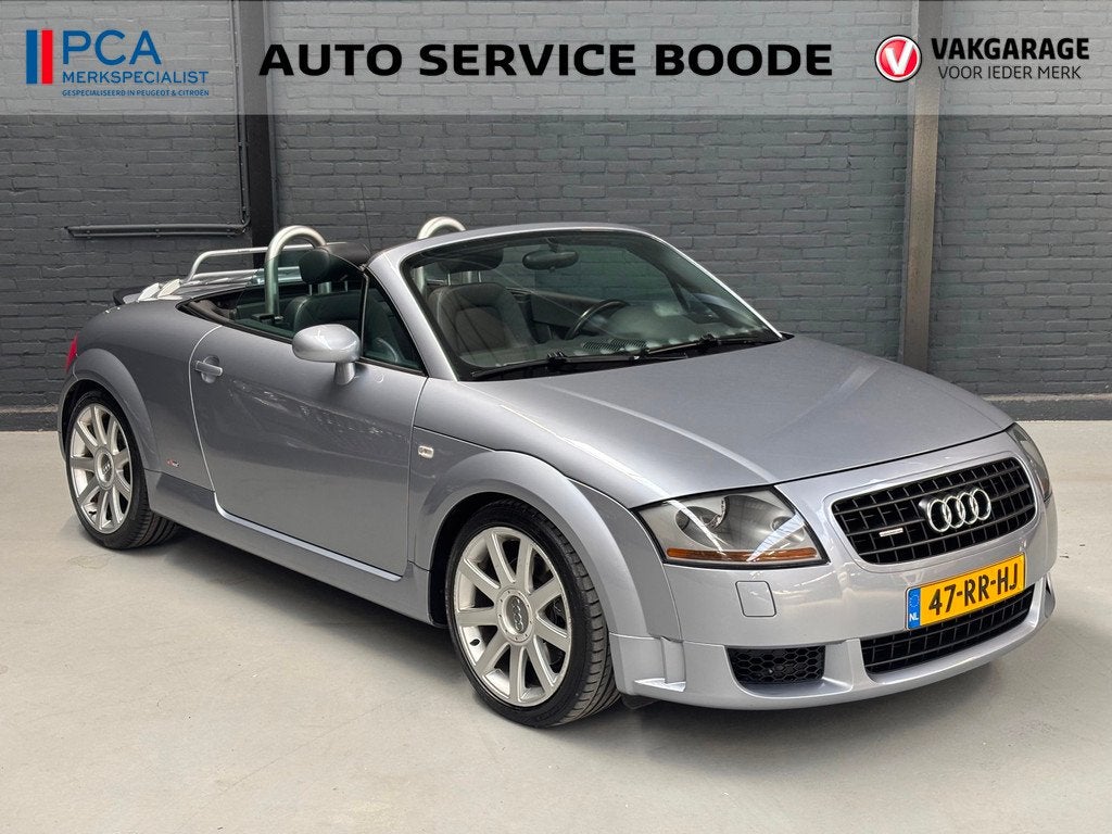 Audi TT Roadster 1.8 5V Turbo Quattro - S-Line - origineel 9, Auto's, Audi, TT, Zwart, 4 cilinders, Cabriolet