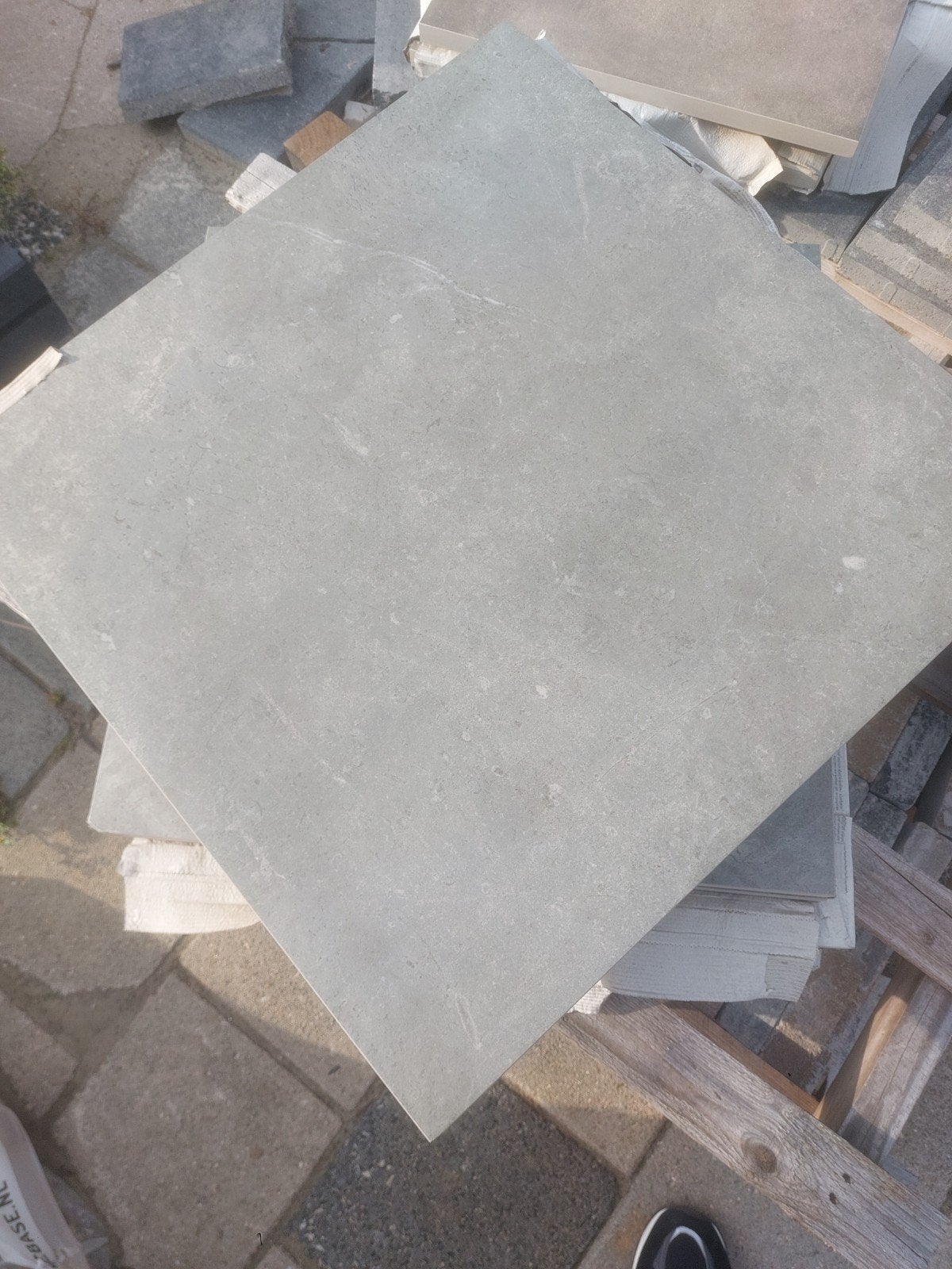 3,6 m2 cerasolid 60x60x3 loam, Ophalen, Nieuw, Keramiek, Terrastegels