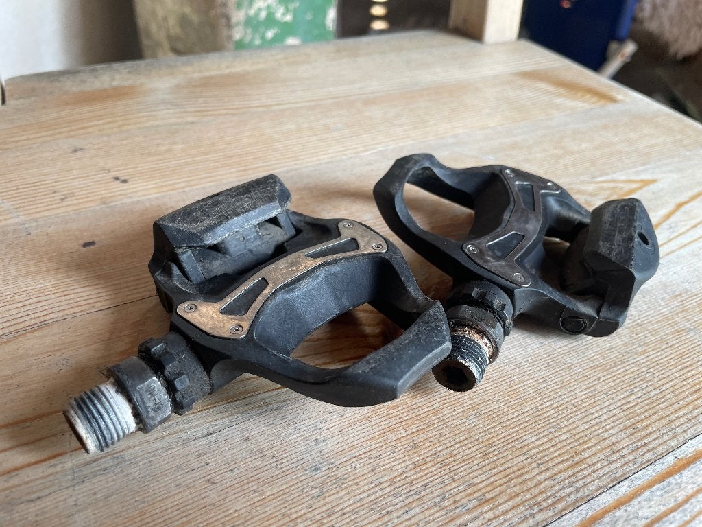 Shimano SPD SL pedalen, Fietsen en Brommers, Fietsonderdelen, Gebruikt, Shimano, Racefiets, Ophalen