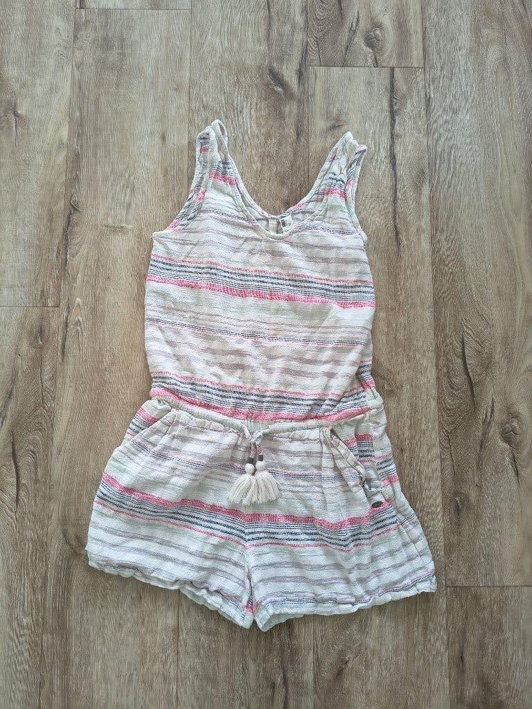 Prachtige wit roze gestreepte playsuit, jumpsuit O'Neill, S., Kleding | Dames, Jumpsuits, Ophalen of Verzenden, Onb, Maat 36 (S)