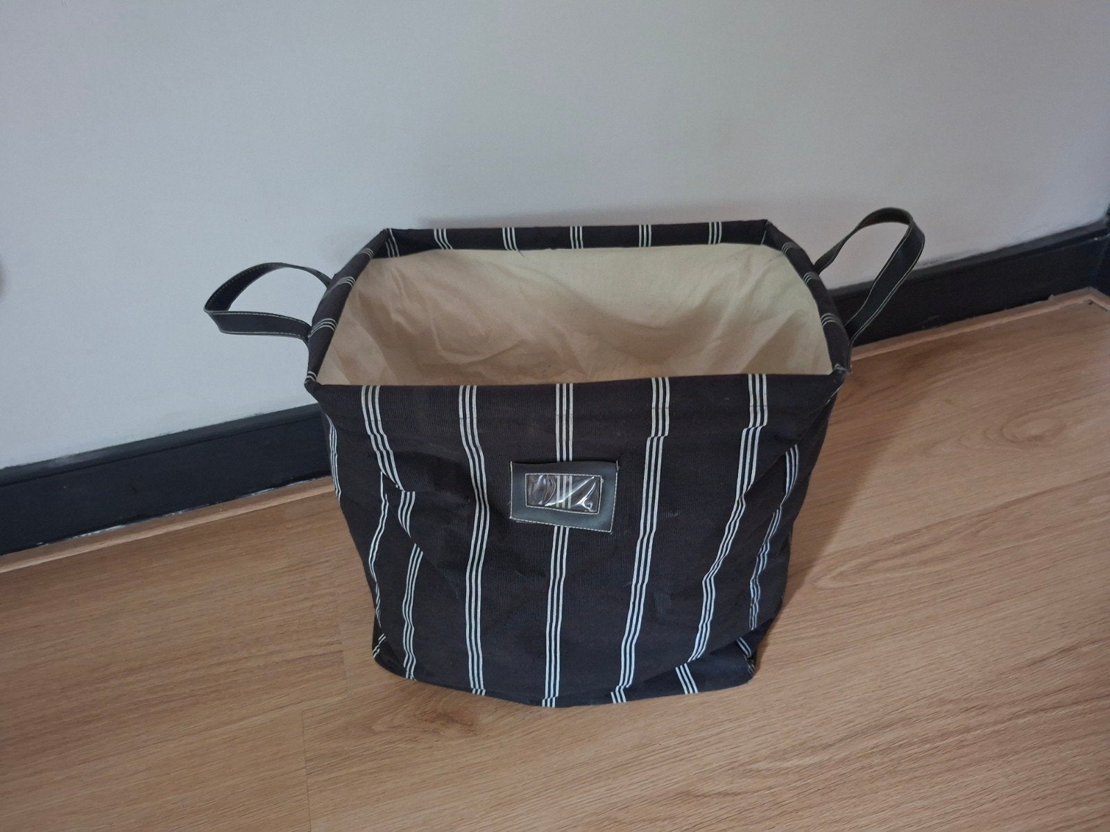 Opvouwbare wasmand/opbergmand met handvatten, Huis en Inrichting, Ophalen