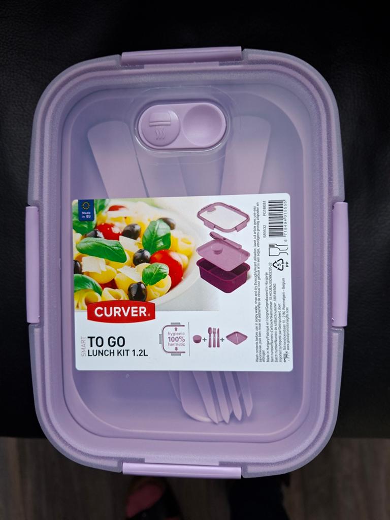 Curver Smart TO GO Lunch Kit 1,2L, Ophalen of Verzenden, Zo goed als nieuw, Bus of Trommel