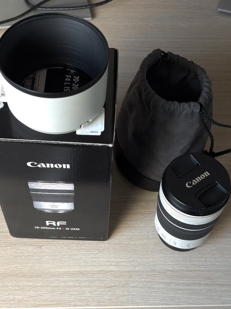 Canon RF 70-200 F4 IS USM, Canon, Canon RF, Zo goed als nieuw, 70 mm