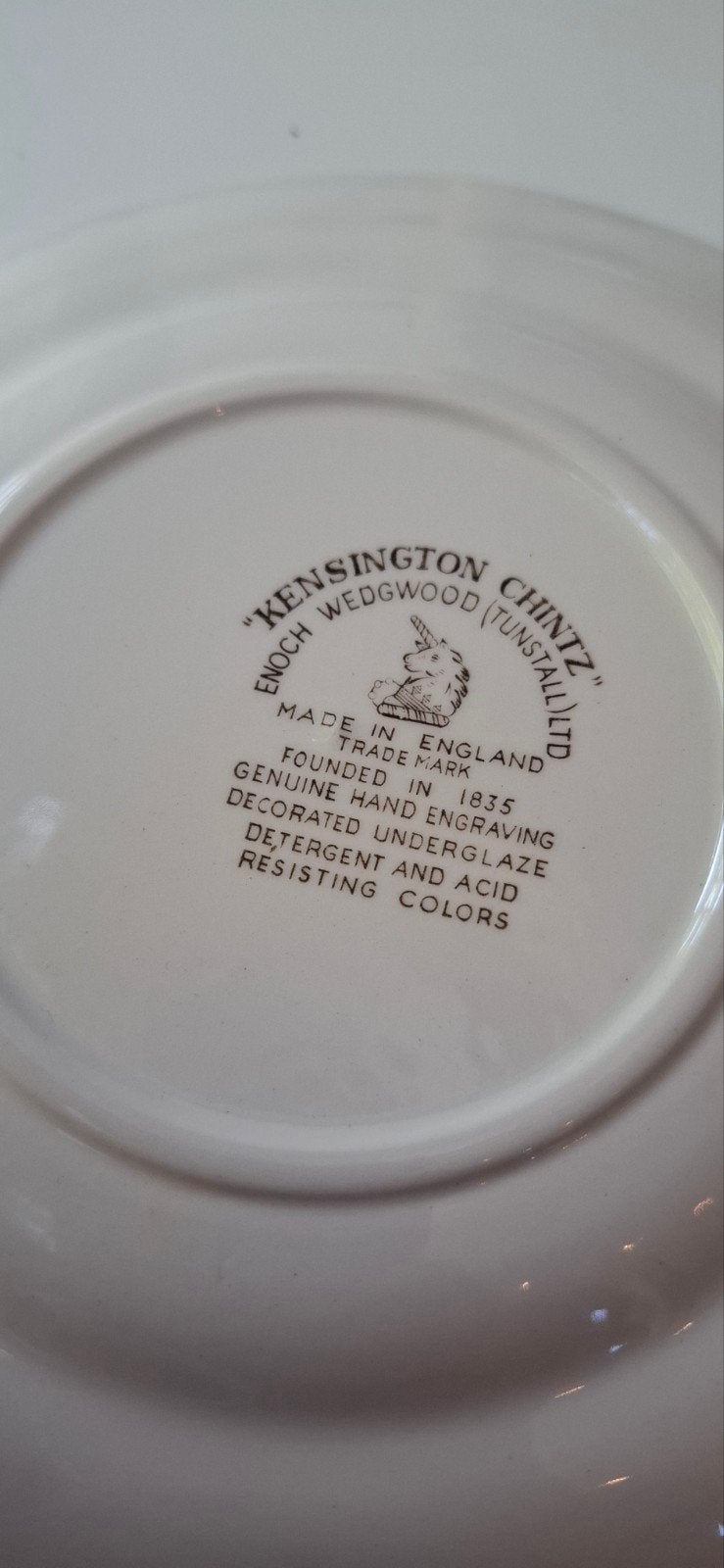 4 Kensington Wedgwood Chintz borden, Ophalen of Verzenden