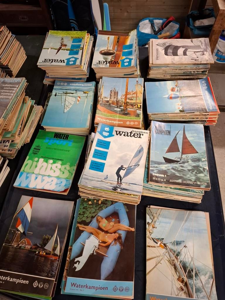 Waterkampioen grote verzameling vanaf 1950 tot 1997, Boeken, Ophalen of Verzenden, Gelezen, Overige typen