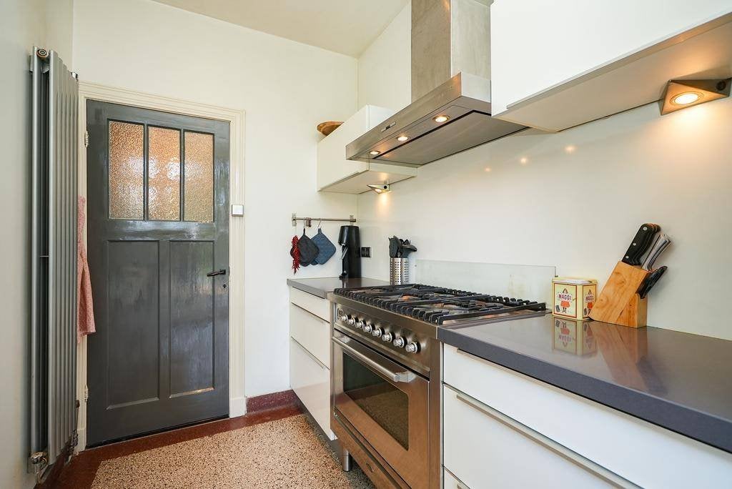 Boretti 6 pits met oven, afzuigkap en accessories, Ophalen, Gebruikt, Gas, Vrijstaand