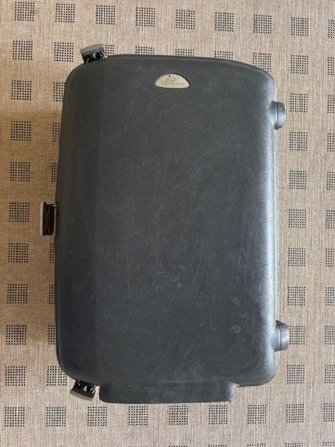 Grote samsonite reiskoffer met wieltjes, Sieraden, Tassen en Uiterlijk, Koffers, Gebruikt, Hard kunststof, Slot, 35 tot 45 cm