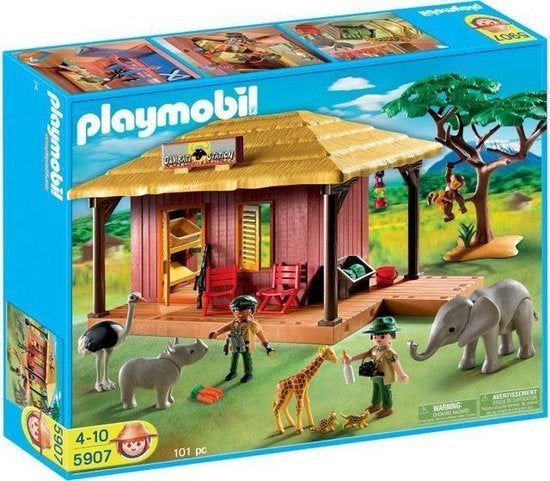 5907 safari hut / ranger hut, Kinderen en Baby's, Speelgoed | Playmobil, Wild life, Complete set, Nieuw, Ophalen of Verzenden
