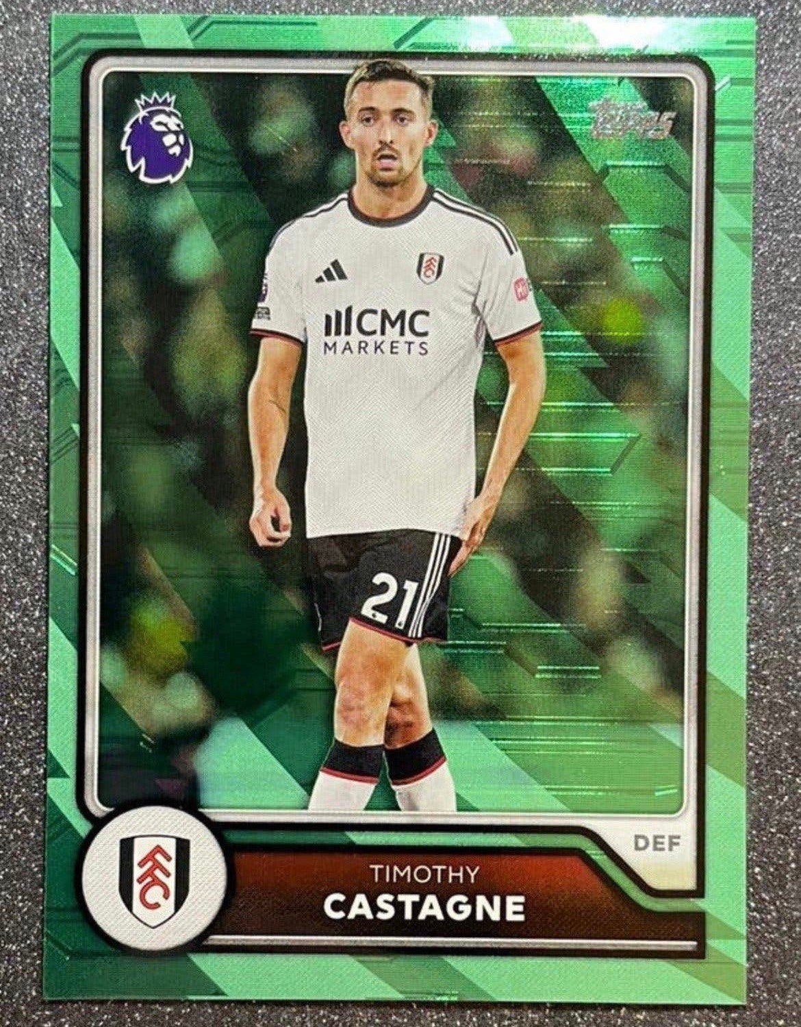 Topps Flagship Premier League 26/27  GREEN VOLTAGE  CASTAGNE, Verzenden, Zo goed als nieuw, Plaatje