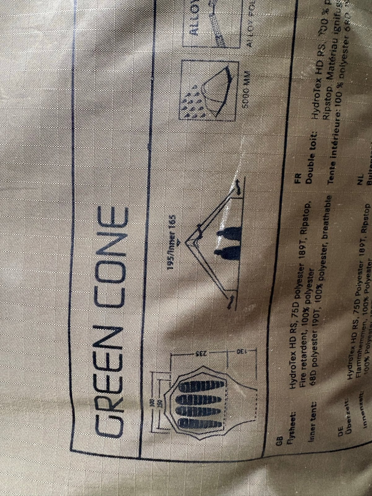 Robens Green Cone Tent - Ruime tipi tent, Ophalen of Verzenden, Zo goed als nieuw, Tot en met 3