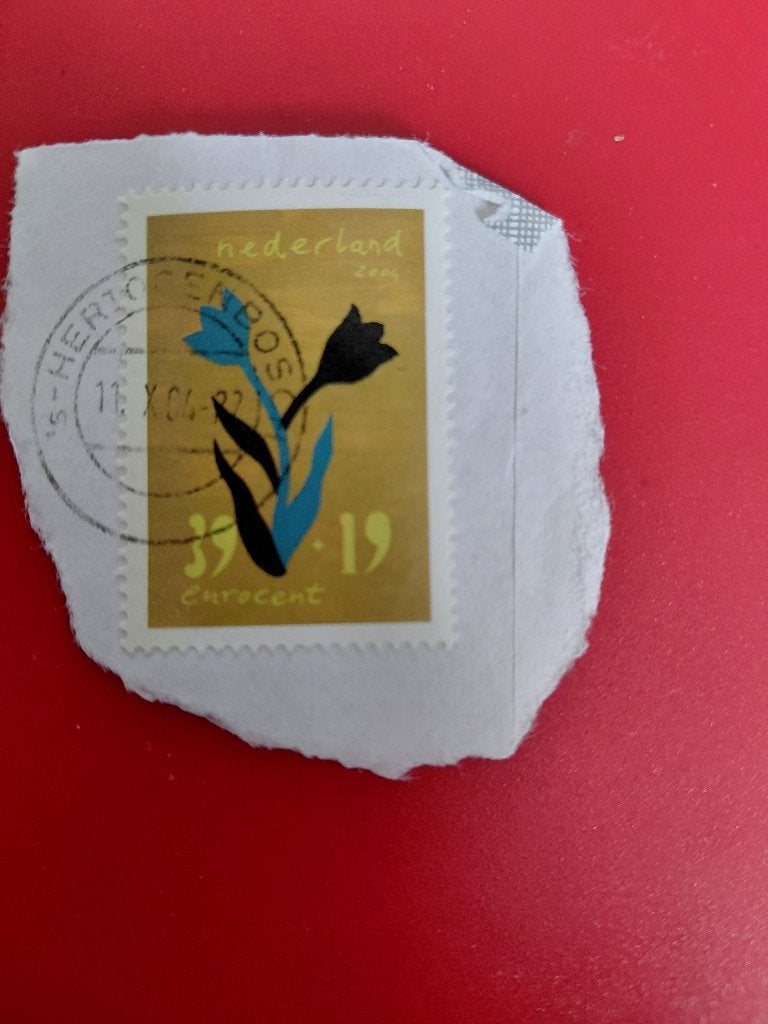 2004 zomerzegel bloem tulp, Postzegels en Munten, Postzegels | Nederland, Verzenden, Gestempeld