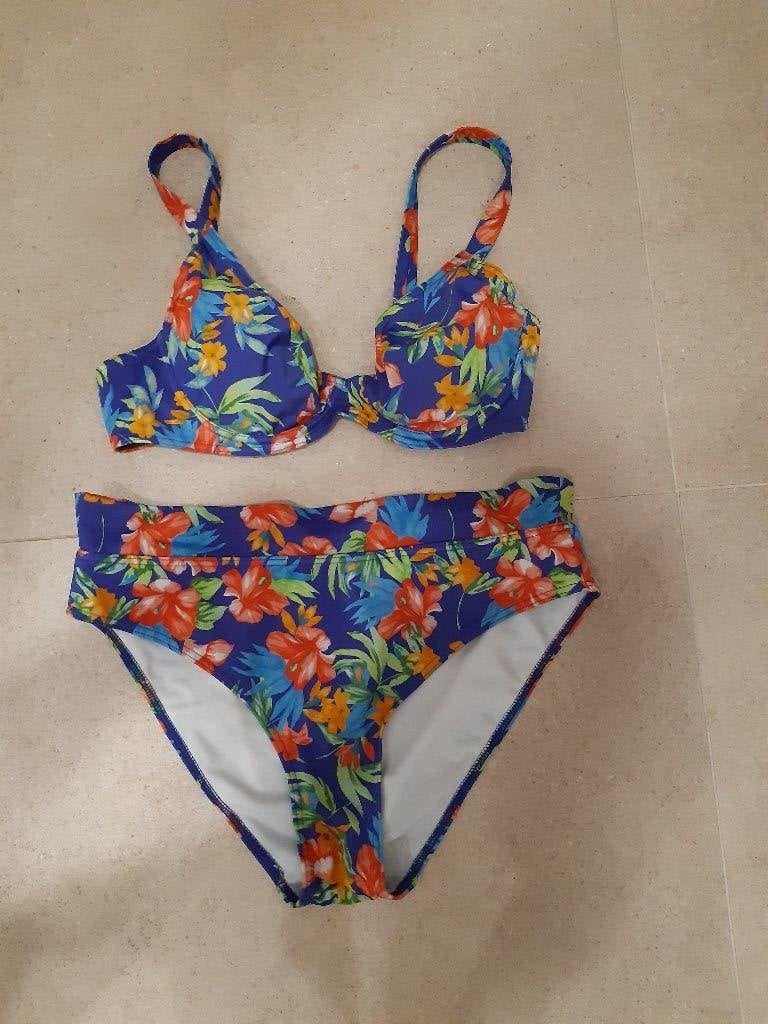 Freya beugel bikini - 80D / 42-44 -hibiscus flower - NIEUW!, Meerkleurig, Nieuw, Bikini, Freya