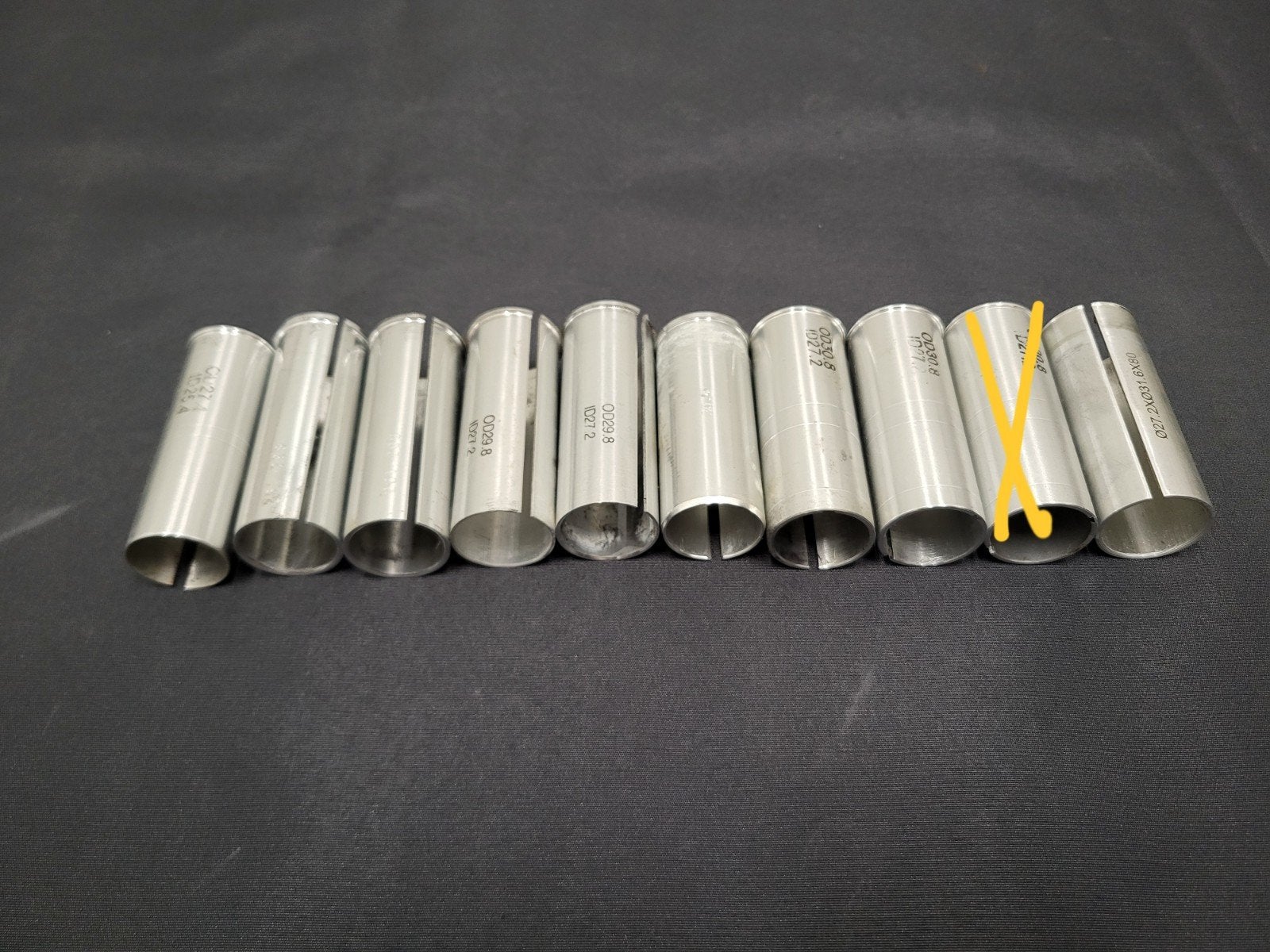 zadelpen pasbussen/adapters / seatpost shims, Gebruikt, Kinderfiets, Overige typen, Ophalen of Verzenden