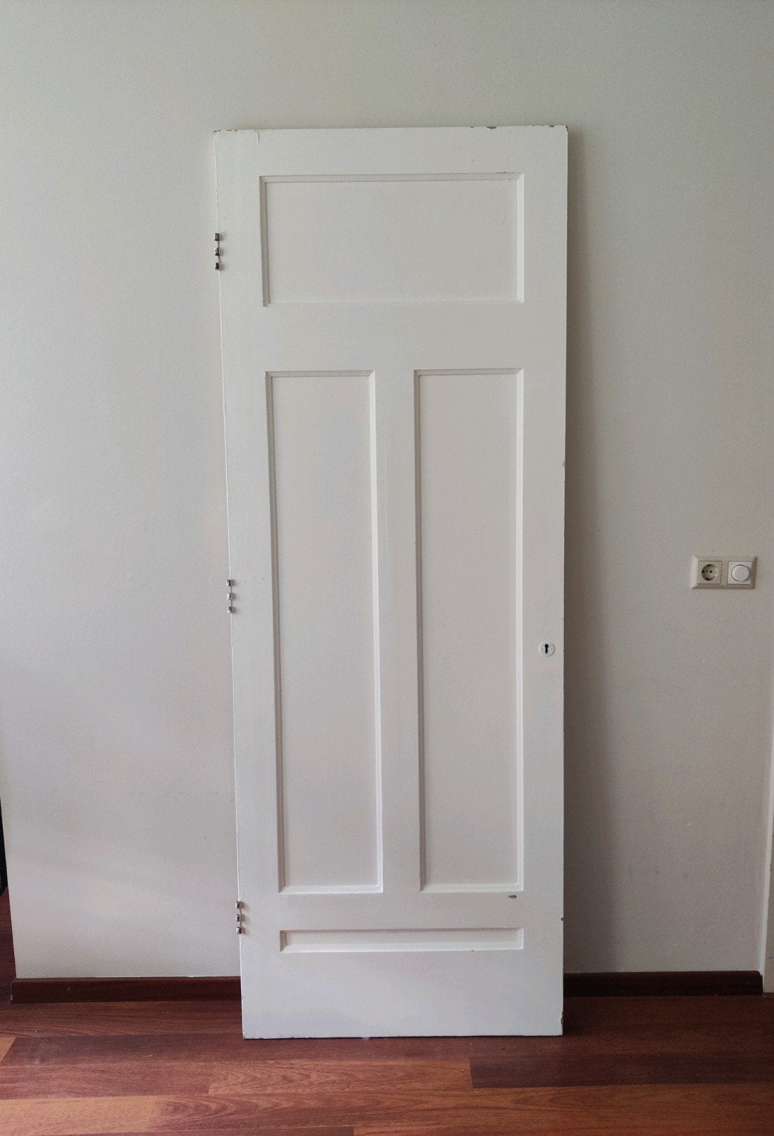 Binnendeur met panelen - 211 x 77,5 cm, Ophalen, Gebruikt, Minder dan 80 cm, Binnendeur