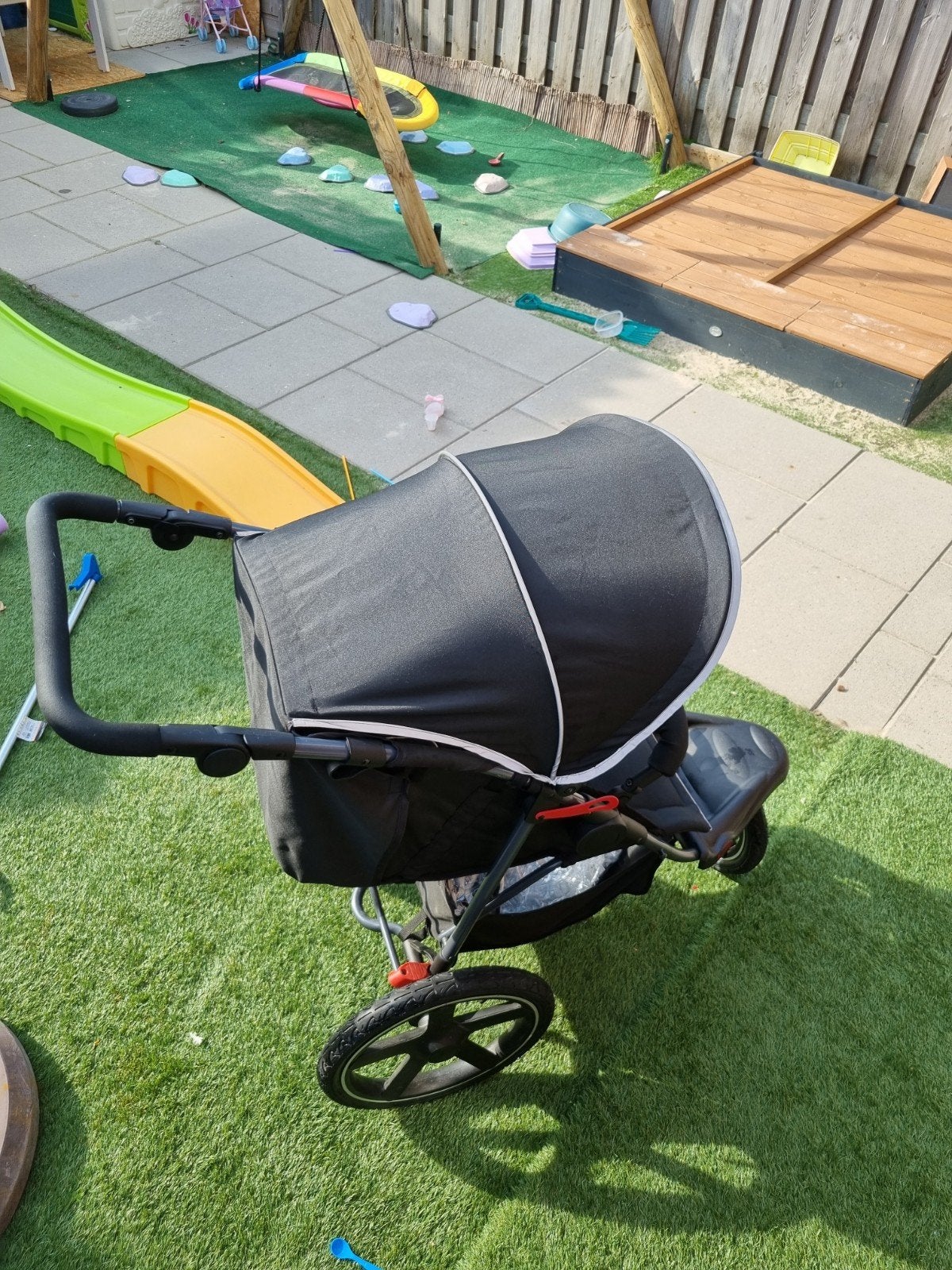 Mooiys (Hauck) Cruze all terrain hardloop kinderwagen, Luchtbanden, Zo goed als nieuw, Ophalen, Kinderwagen
