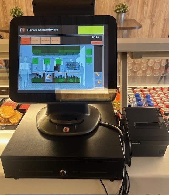 Tonit Kassasysteem – 2x Touchscreen + Printers + Kassalade, Ophalen