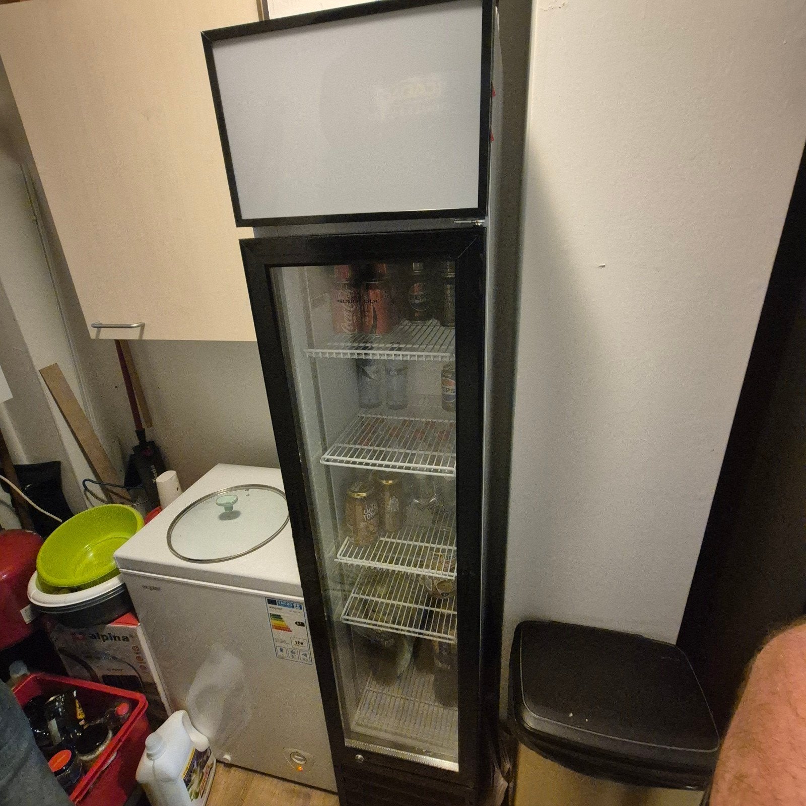 koelkast  ( winkel cafataria snackbar ), Minder dan 75 liter, Ophalen, Zonder vriesvak