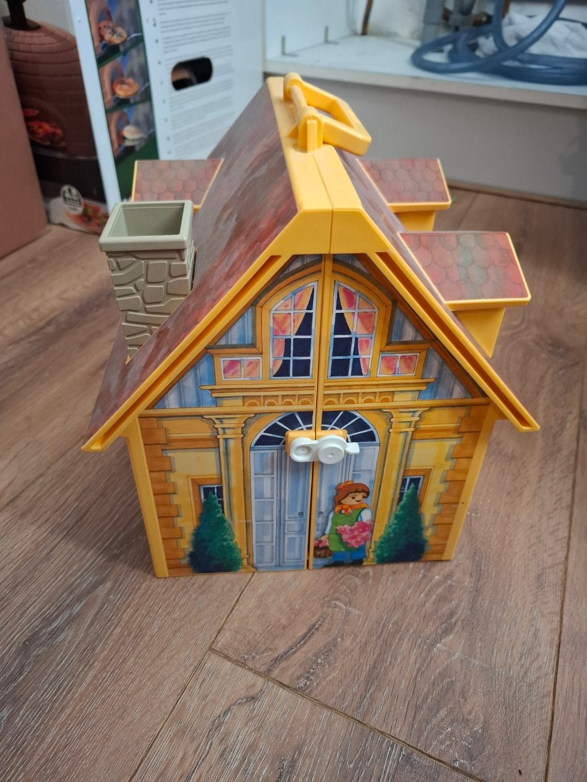 playmobil Vintage Poppenhuis Koffer met Meubels, Ophalen of Verzenden, Gebruikt, Poppenhuis