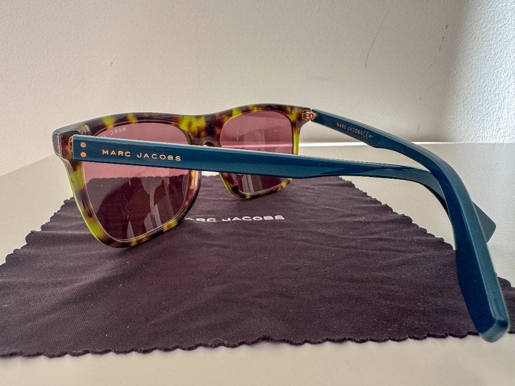Marc Jacobs Flat Top Square Sunglasses (MARC 393/S), Overige merken, Zonnebril, Zwart, Ophalen of Verzenden