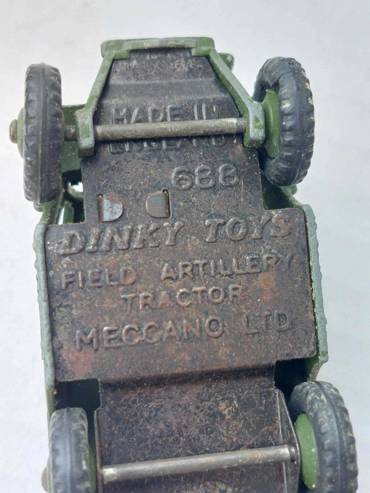 Dinky Toys Veldartillerie Tractor met Kanon - Vintage, Ophalen of Verzenden, Gebruikt