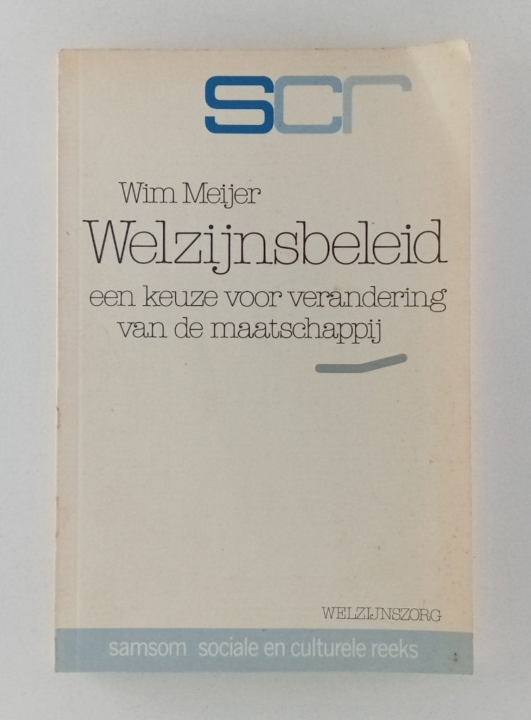 Meijer, Wim - Welzijnsbeleid, Verzenden, Gelezen, Sociale wetenschap