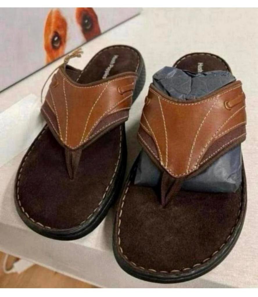 Hush Puppies Connor Heren Lederen NIEUW bruine sandalen 41, Sandalen, Bruin, Nieuw, Ophalen of Verzenden