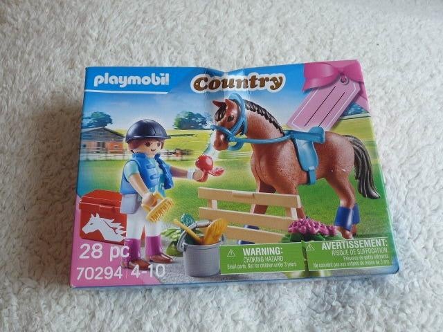 Country Paard en Jockey erg leuke kadoset Playmobil – 70294, Ophalen of Verzenden, Nieuw, Complete set