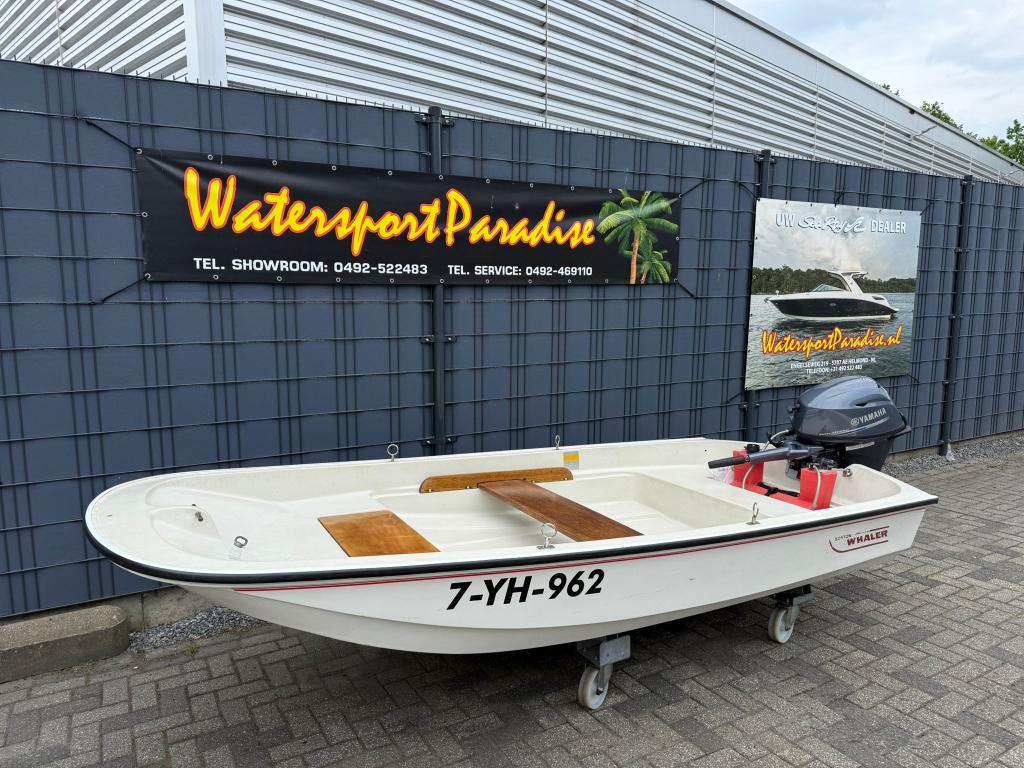 Boston Whaler 11 ft (bj 1981), Watersport en Boten, Vis- en Consoleboten, Gebruikt, Polyester, Benzine, 10 tot 30 pk