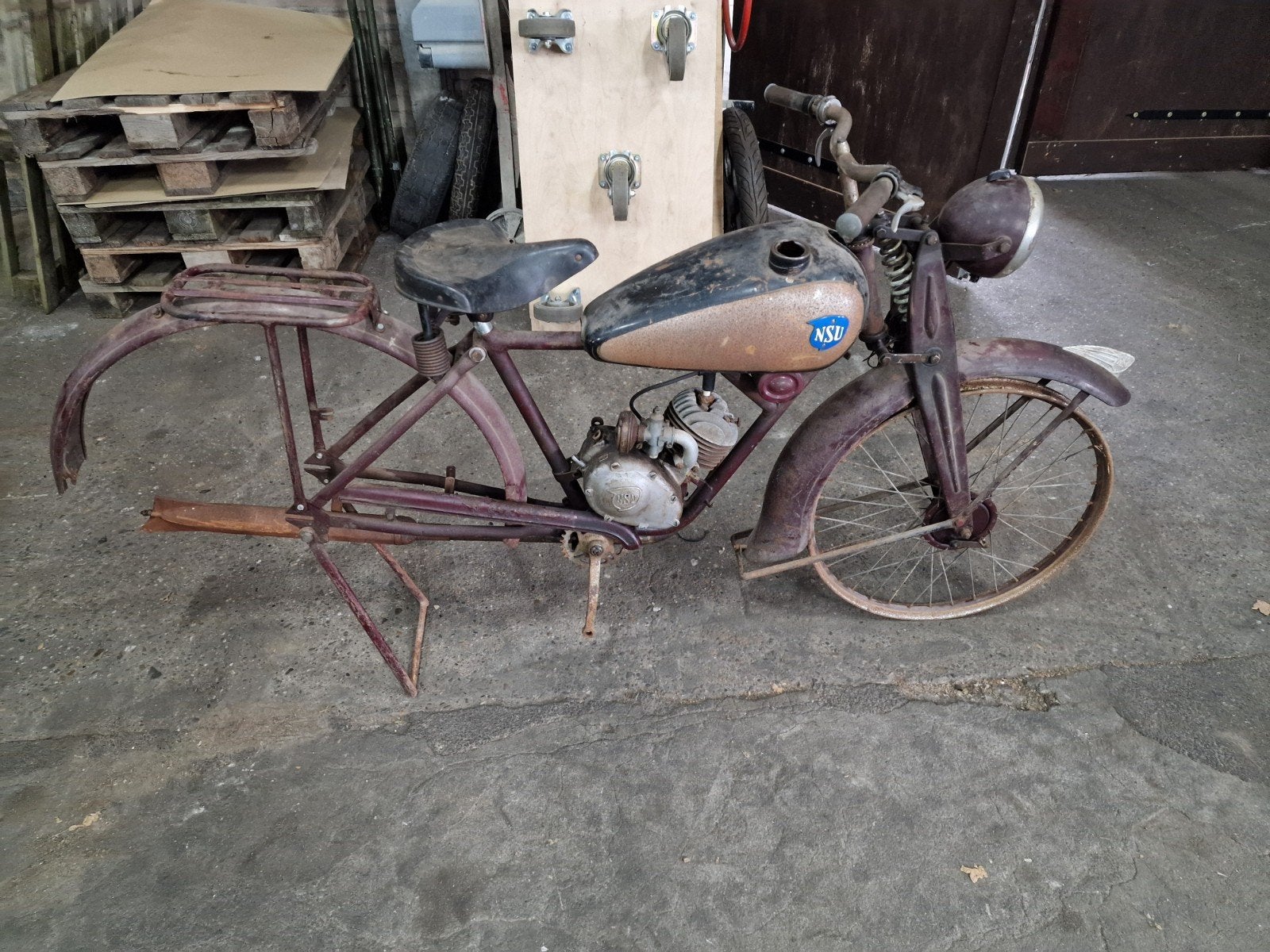 Cyrus Cleays, NSU Quick 98, Rixe RS50 en Flandria Flat Tank!, Fietsen en Brommers, Ophalen